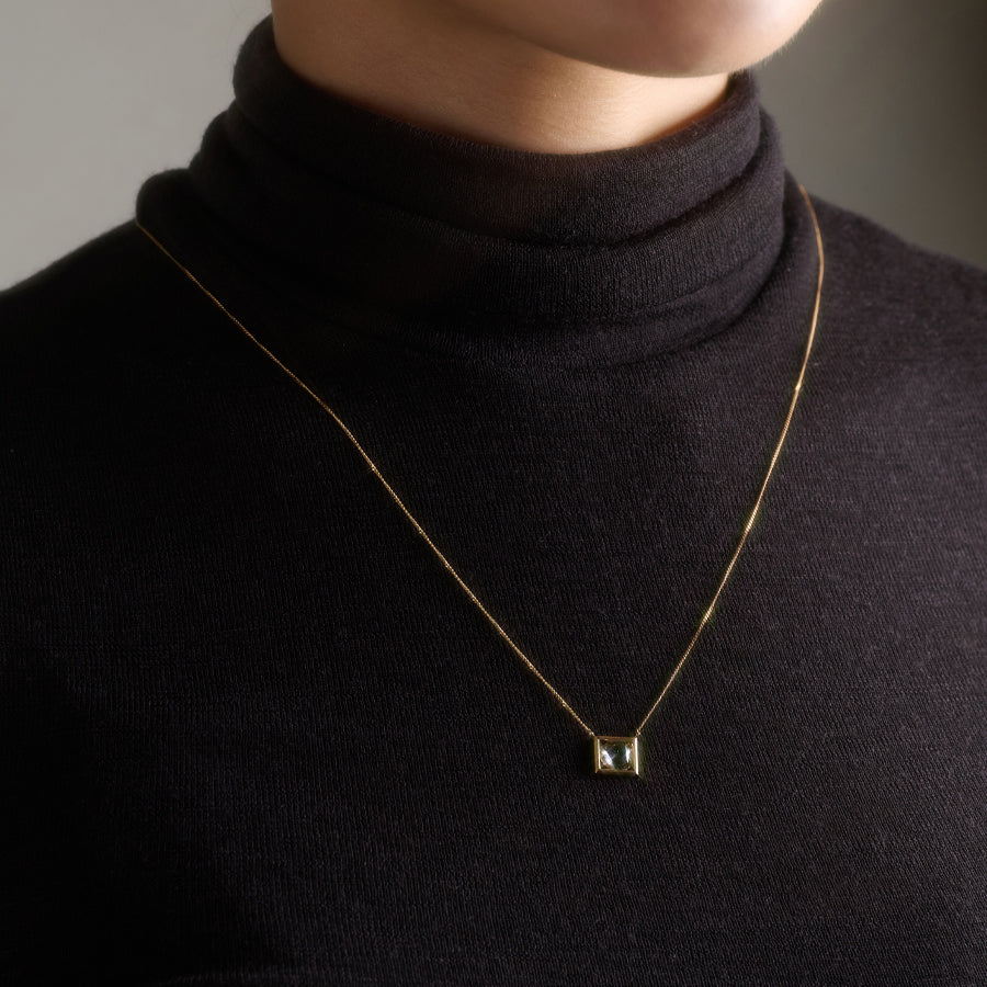 FRAME ROSECUT DIAMOND NECKLACE #3786