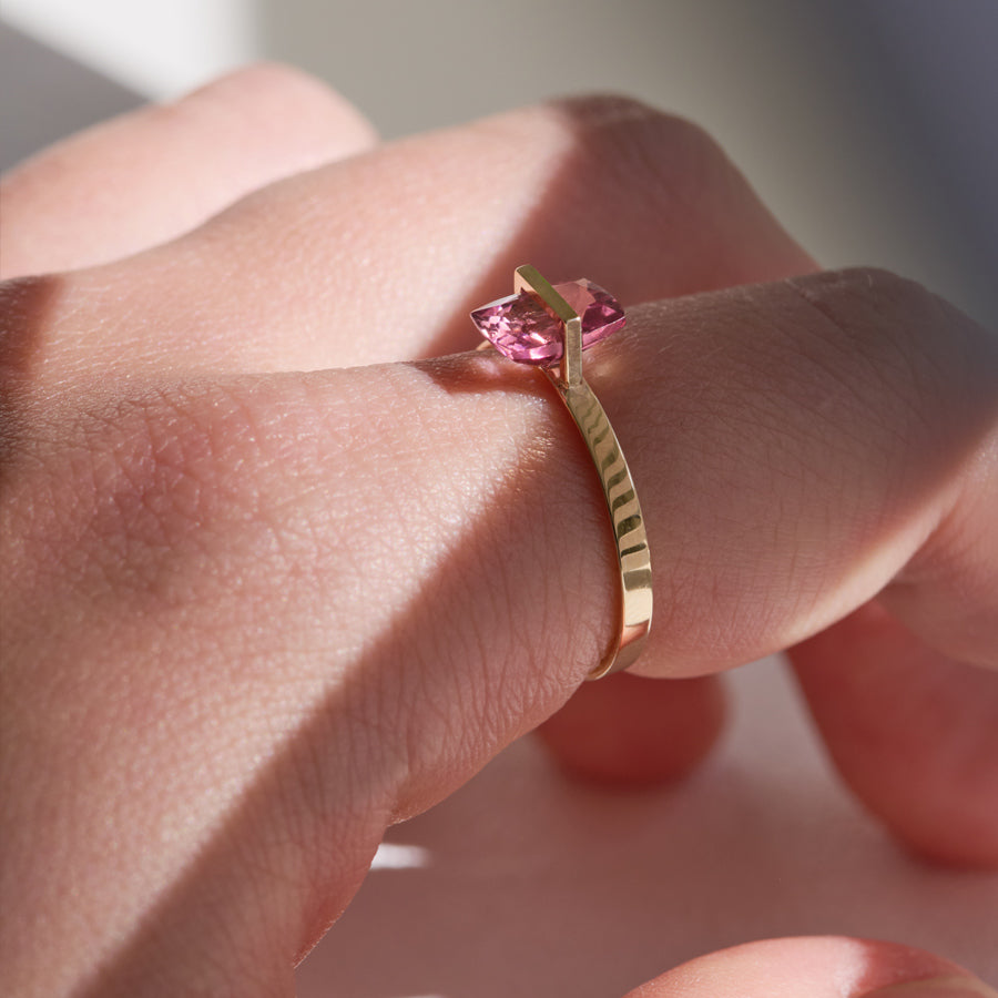 BAND RING RUBELLITE#4095