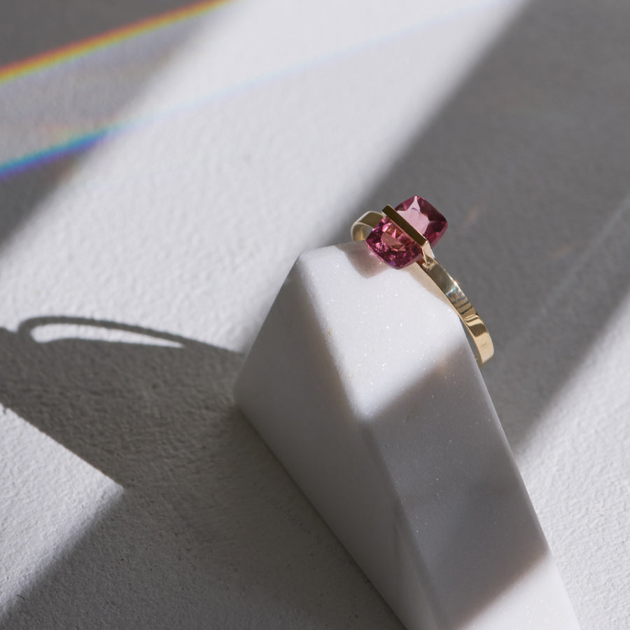 BAND RING RUBELLITE#4095