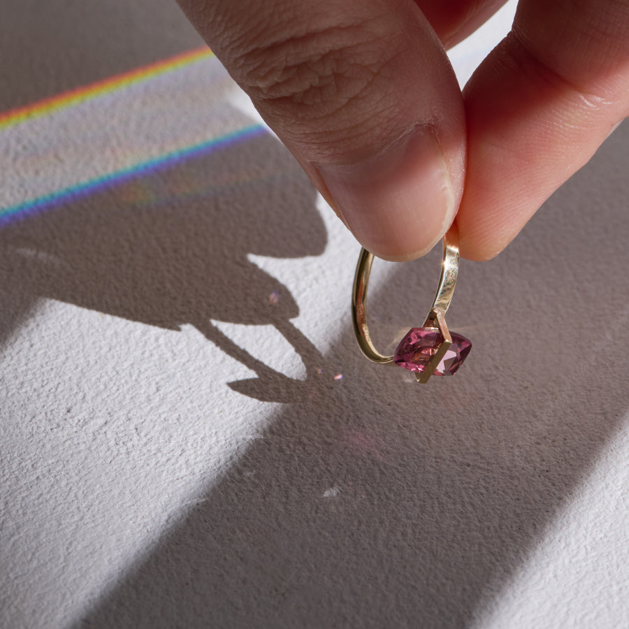 BAND RING RUBELLITE#4095