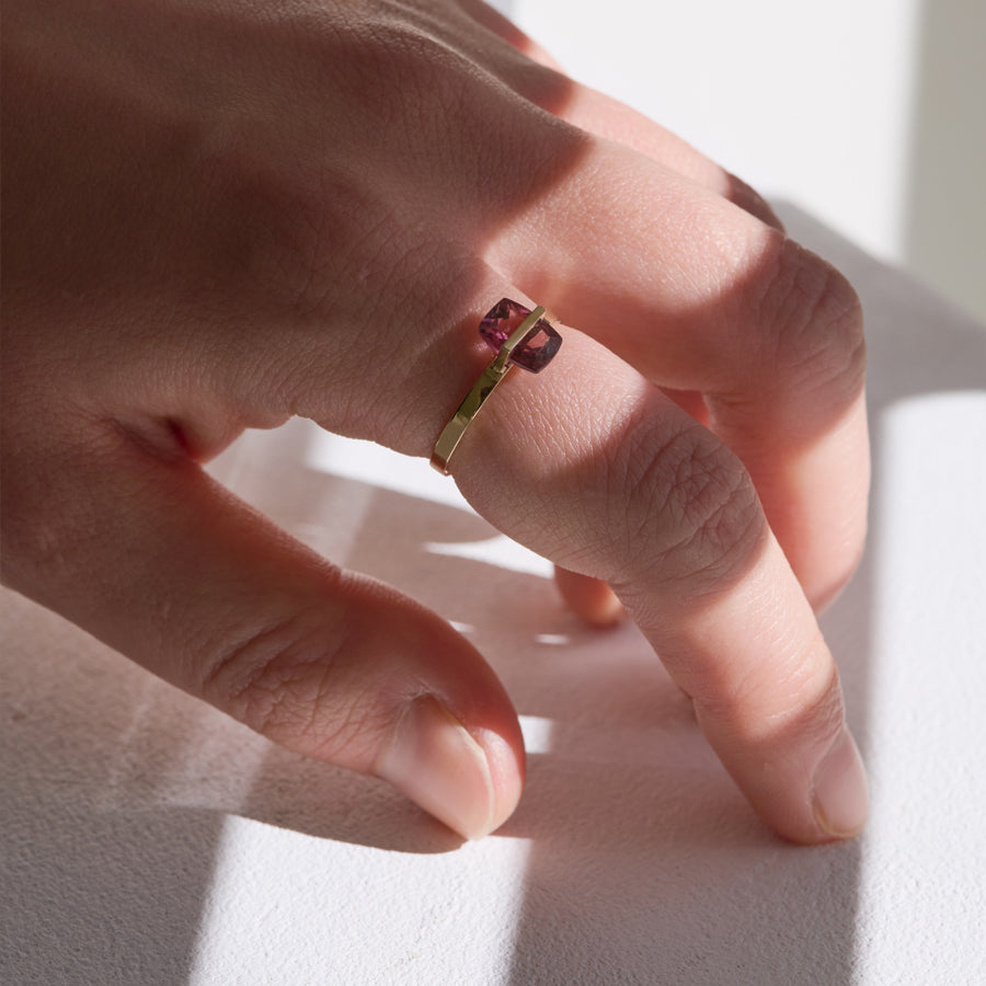 BAND RING RUBELLITE#4095