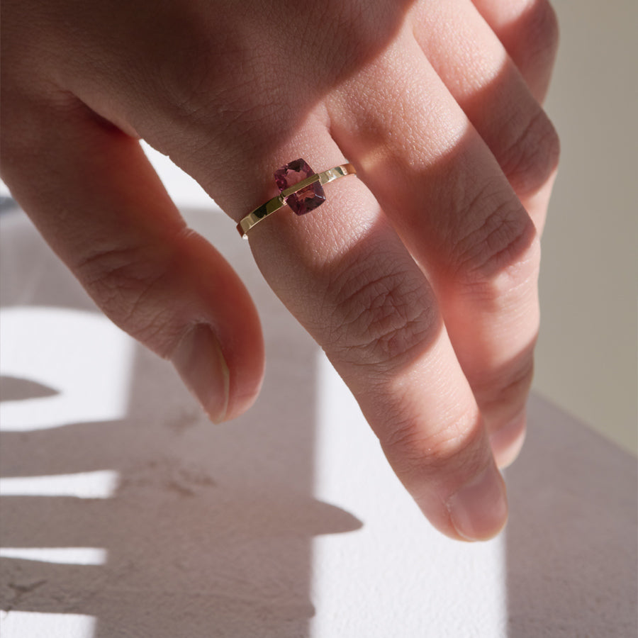 BAND RING RUBELLITE#4095