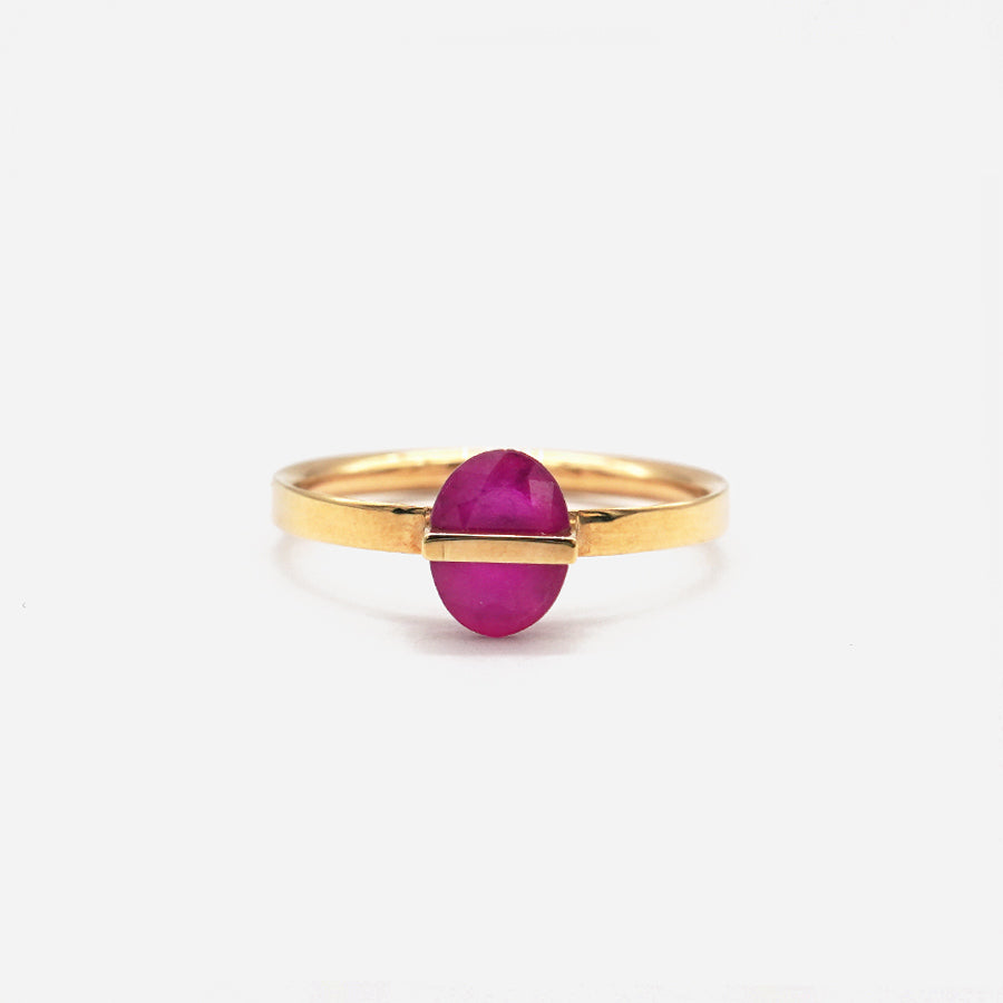 BAND RING RUBY #1645