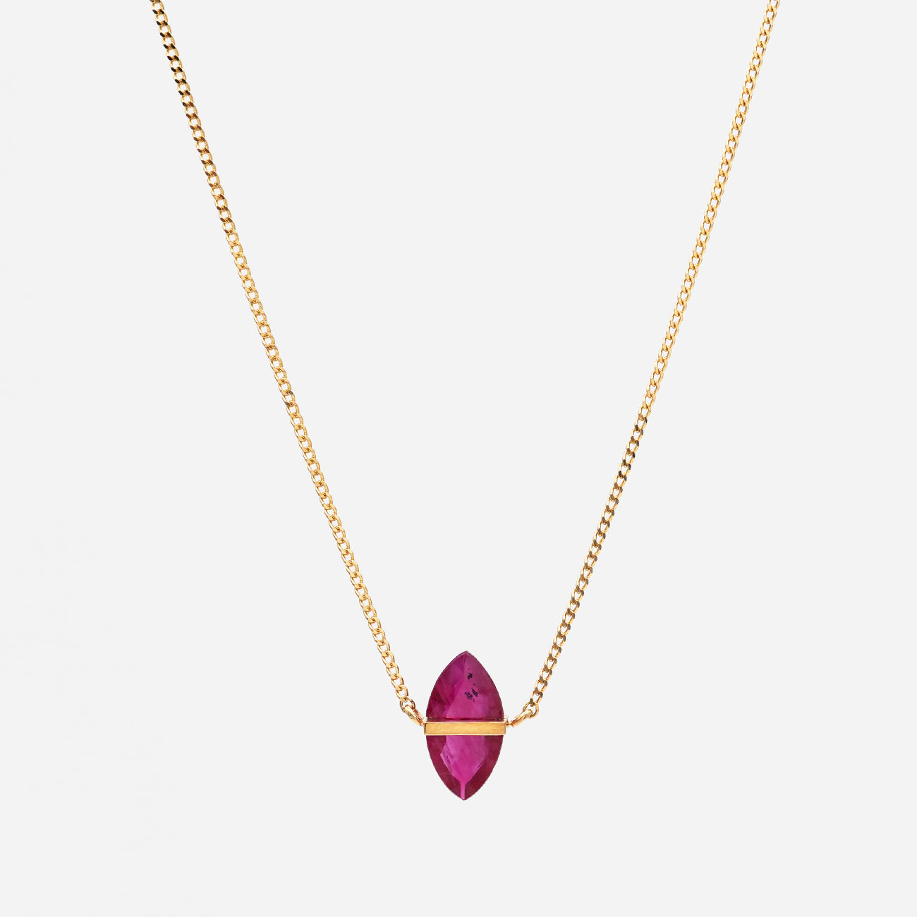 BAND NECKLACE RUBY #3650