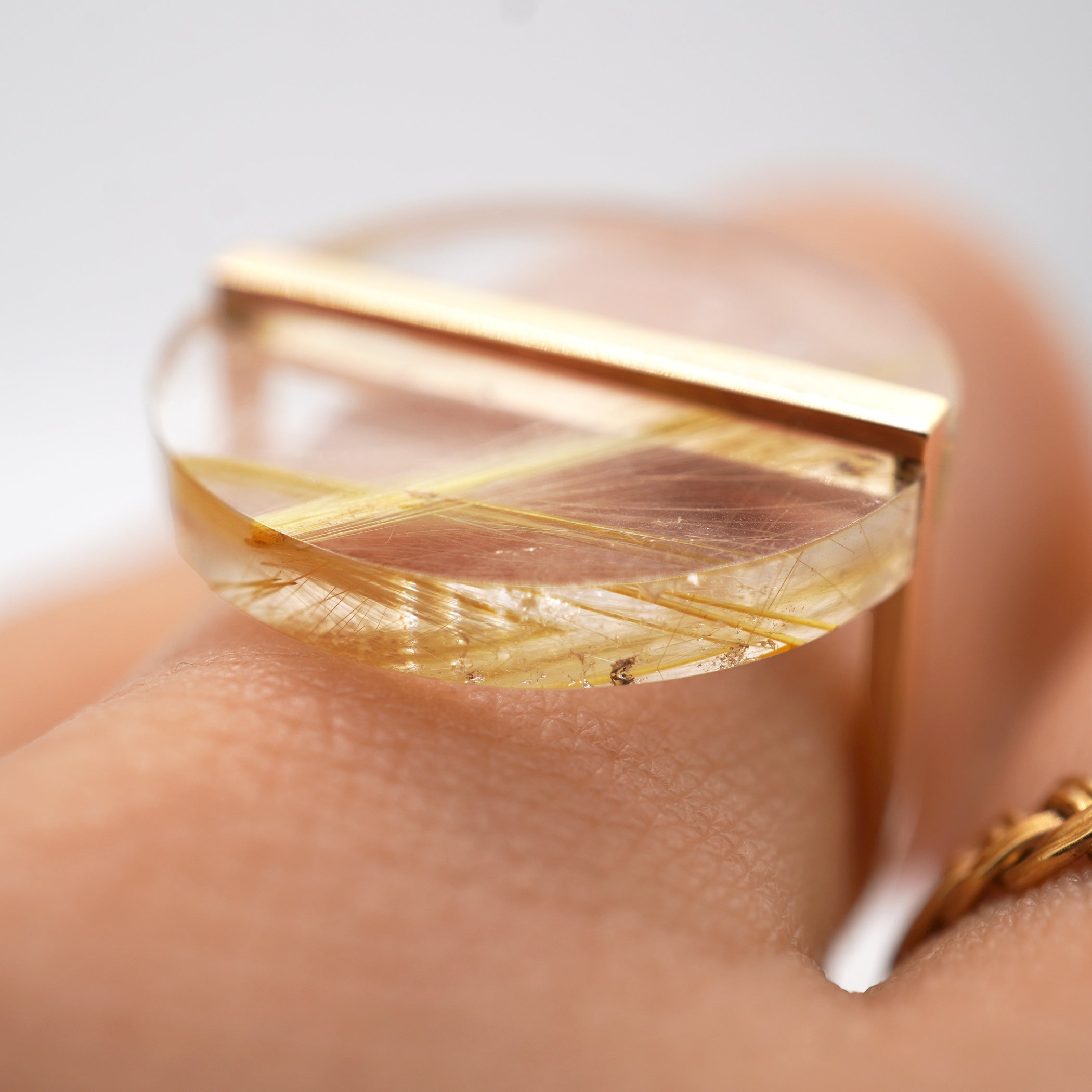 SLICE RING RUTILQUARTZ#3727