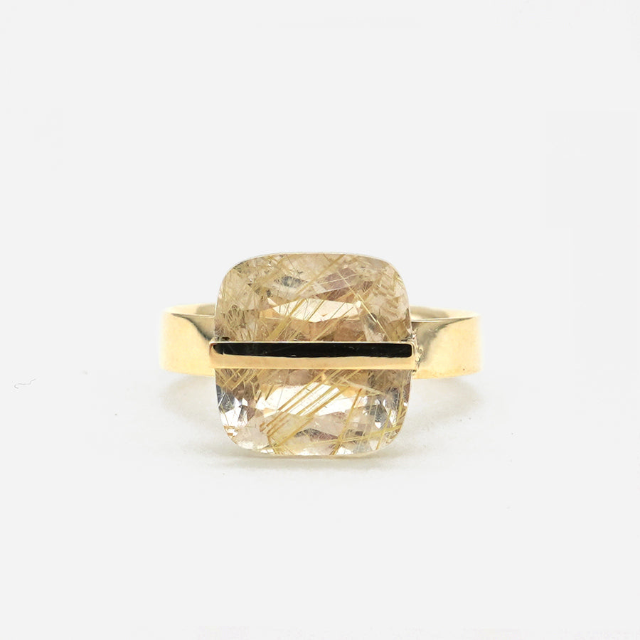 BAND RING RUTIL QUARTZ#4016