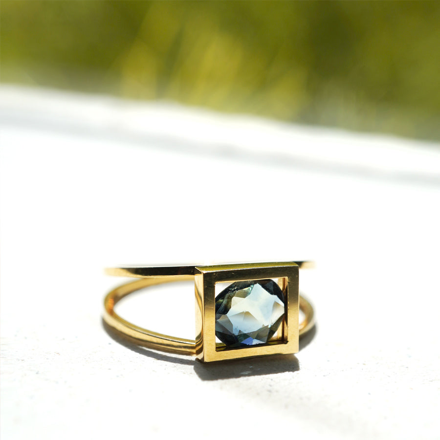 FRAME SAPPHIRE RING #3224