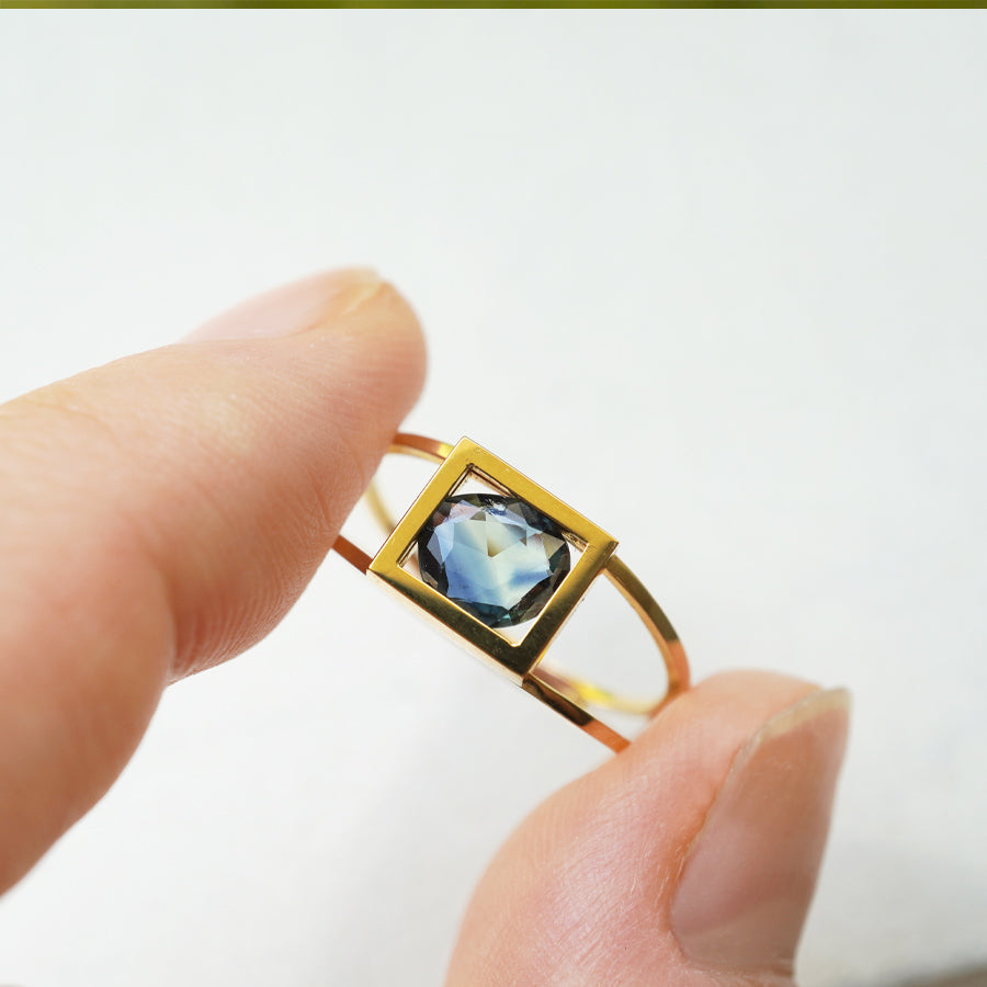 FRAME SAPPHIRE RING #3224