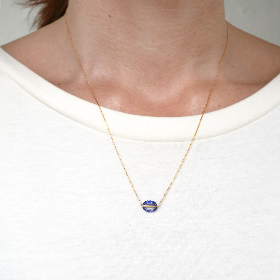 BAND NECKLACE SAPPHIRE #3081