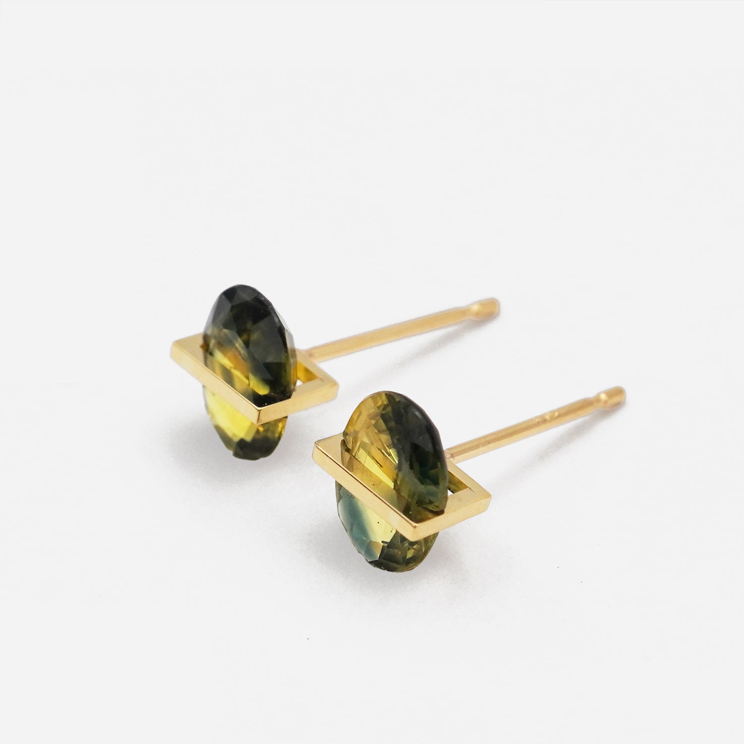 BAND EARRINGS SAPPHIRE #3829
