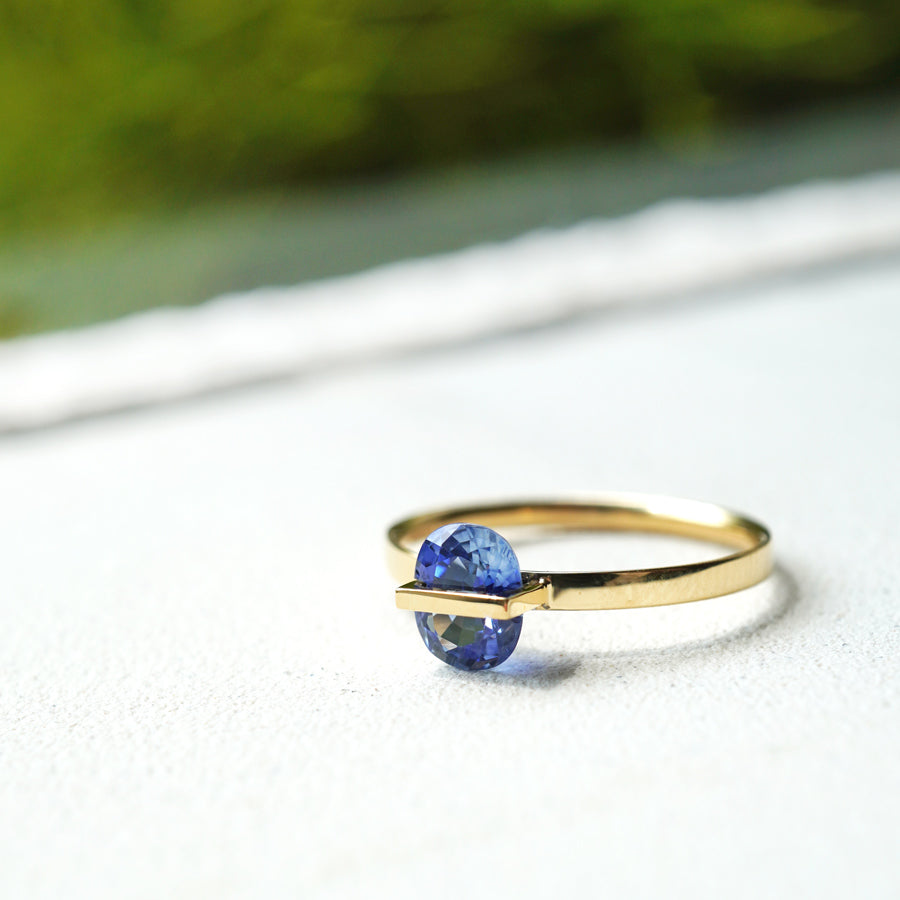 BAND RING SAPPHIRE #3543