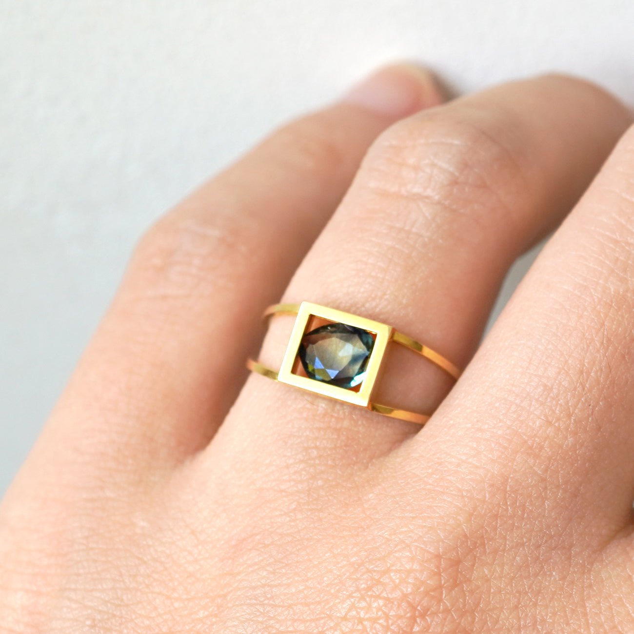 FRAME SAPPHIRE RING #3224