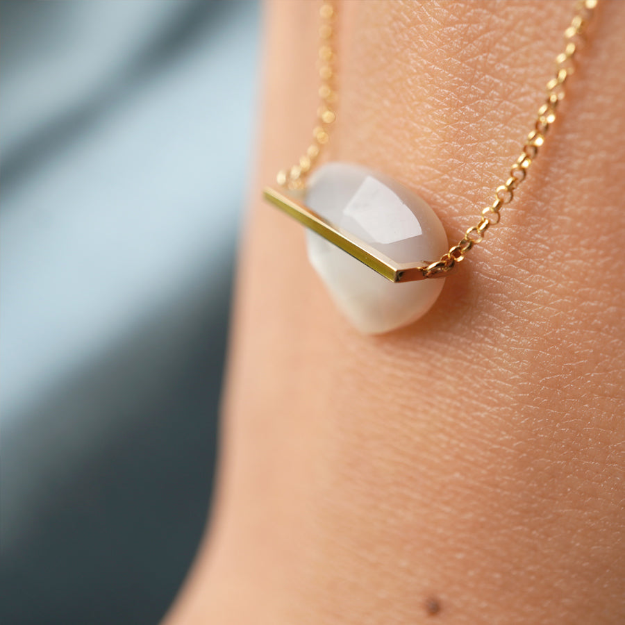 [数量限定] TWIN PEARL EARRING S & BAND NECKLACE MOP