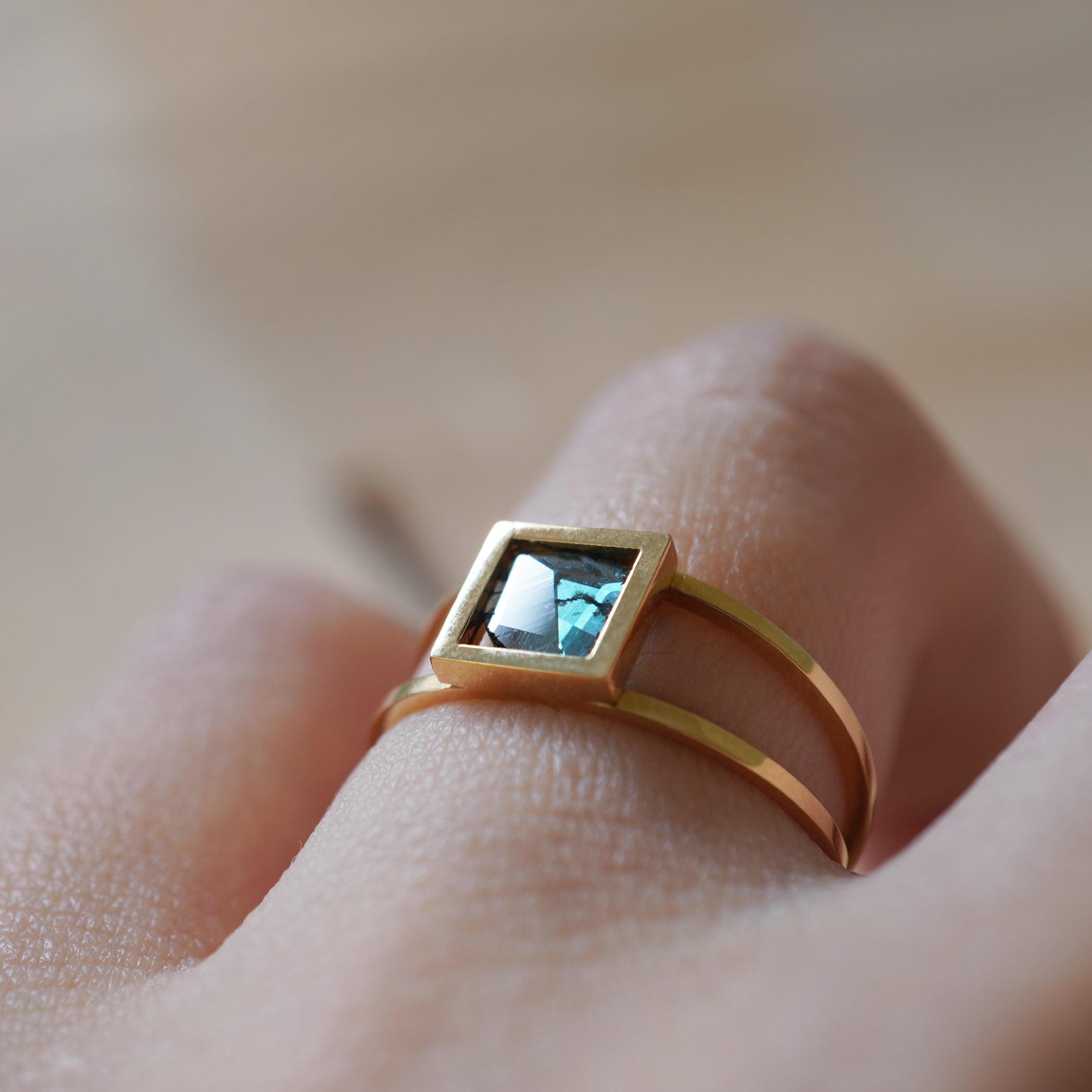 januka ヤヌカ　スライス ダイアモンド リング FRAME DIAMOND RING #2511