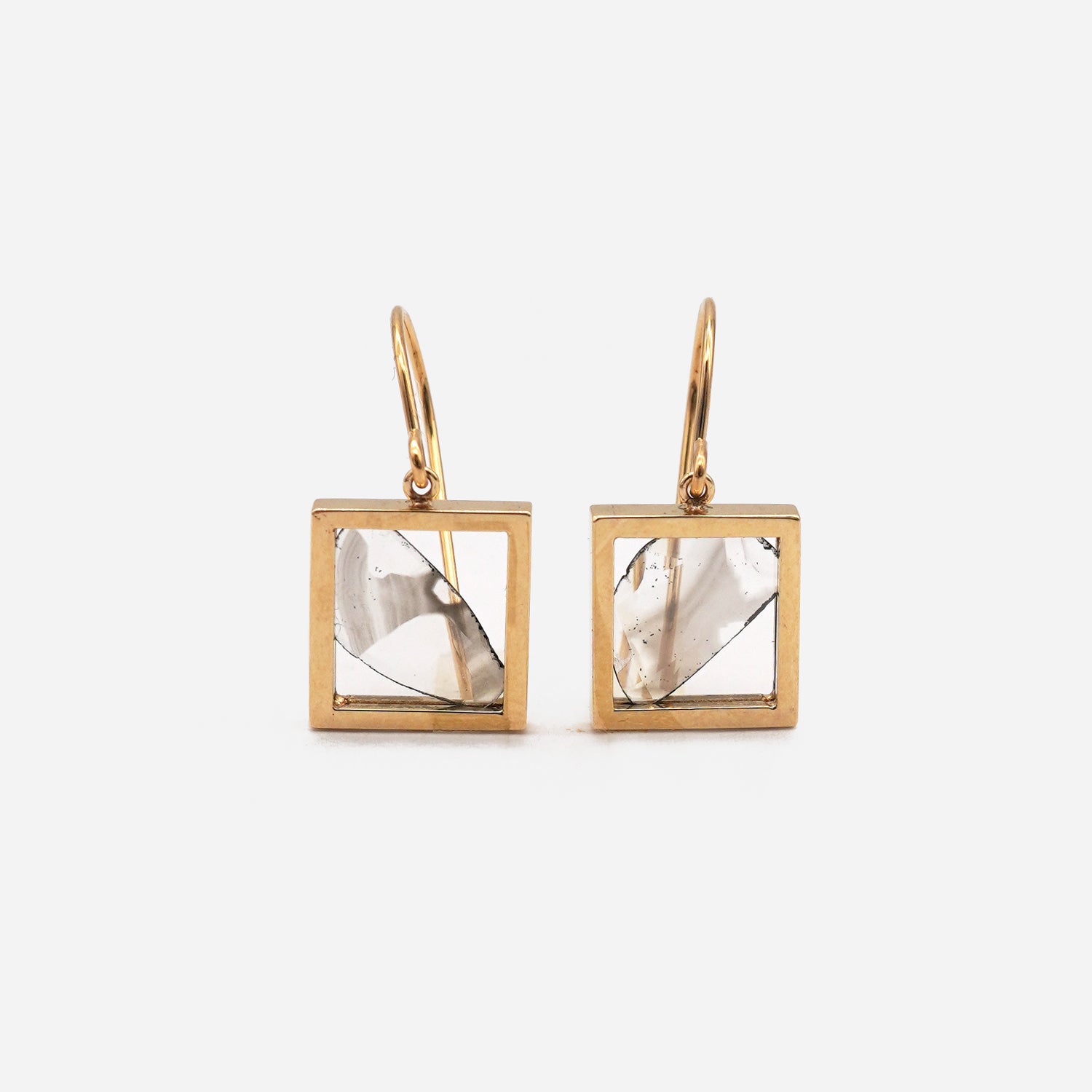 FRAME DIAMOND EARRINGS #3831