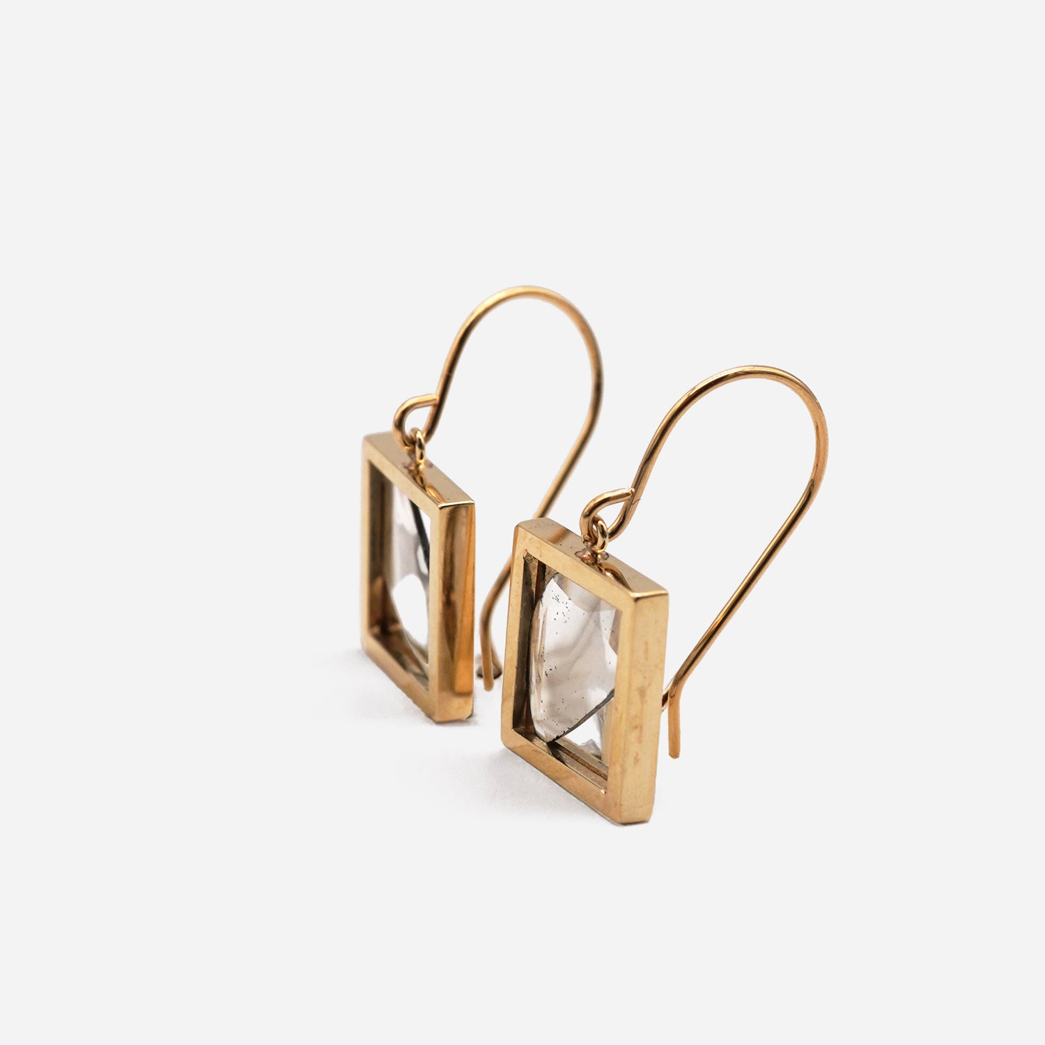 FRAME DIAMOND EARRINGS #3831