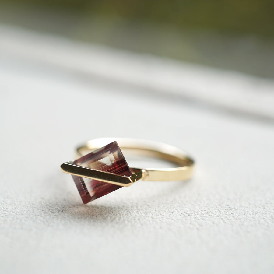 BAND RING OREGON SUNSTONE  #4123