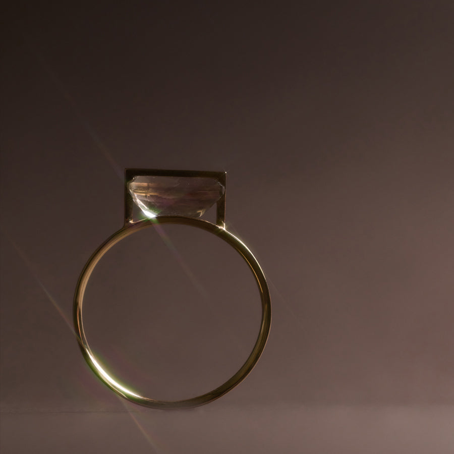 BAND RING OREGON SUNSTONE  #3812