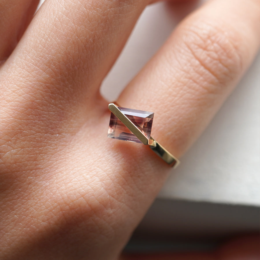 BAND RING OREGON SUNSTONE  #4123