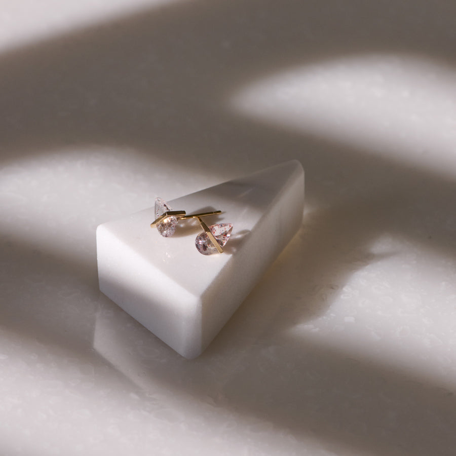 BAND EARRINGS SUPER SEVEN #4092