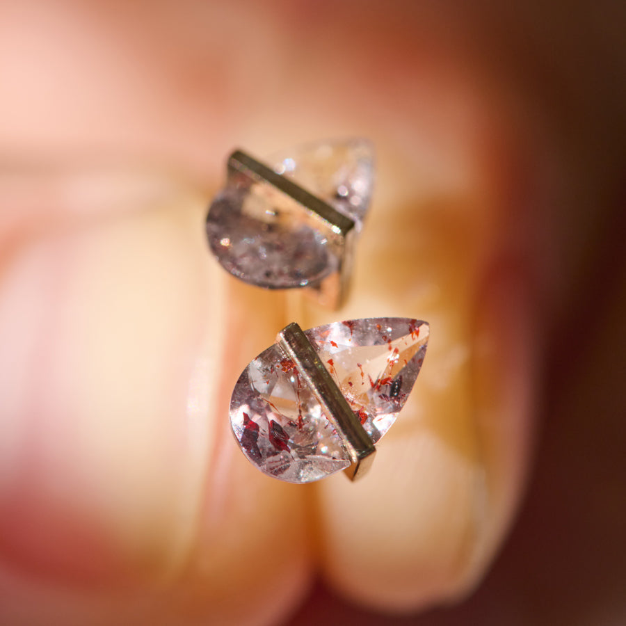 BAND EARRINGS SUPER SEVEN #4092