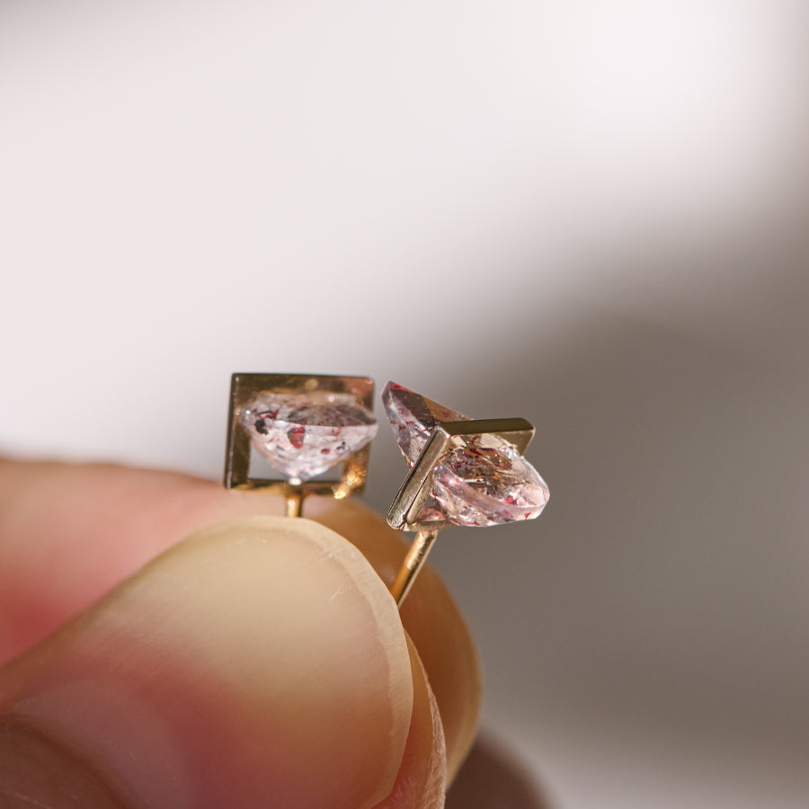 BAND EARRINGS SUPER SEVEN #4092