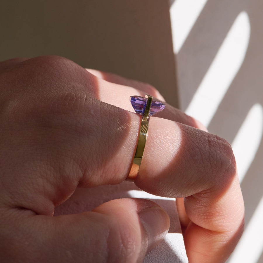 BAND RING TANZANITE#4085