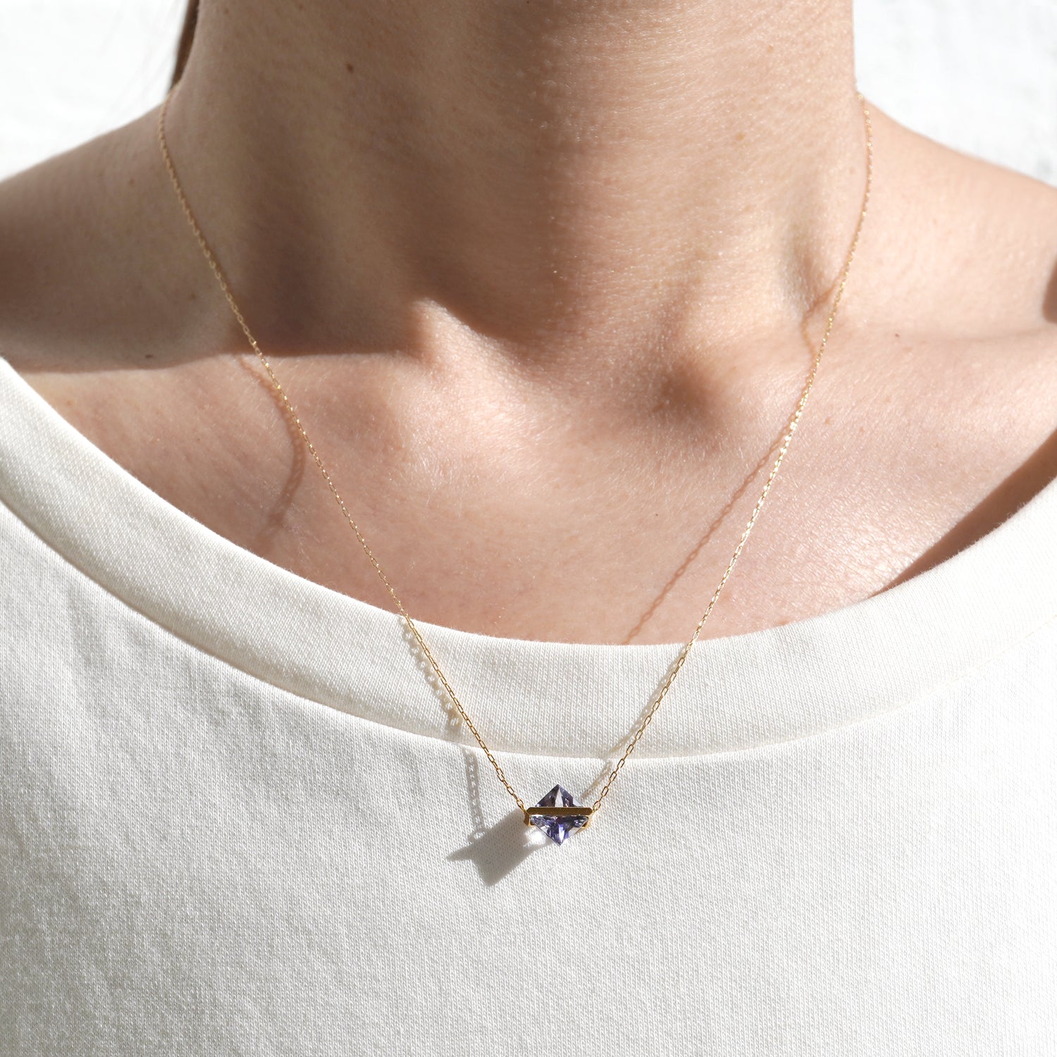 BAND NECKLACE TANZANITE #3668