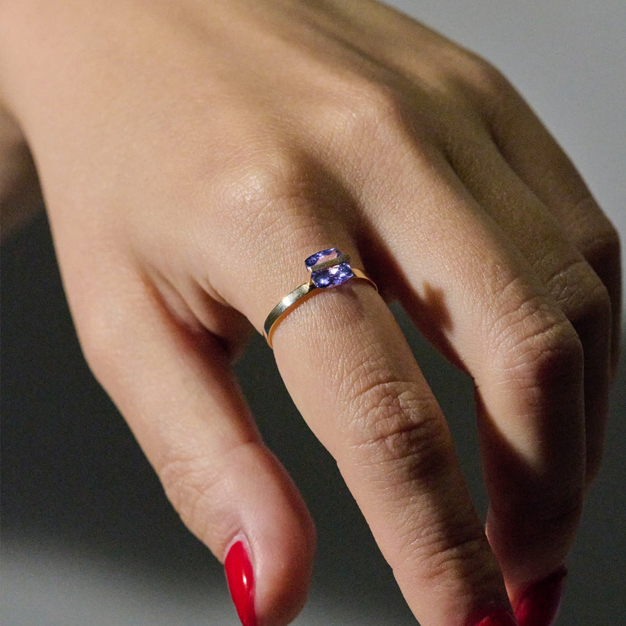 BAND RING TANZANITE#3862