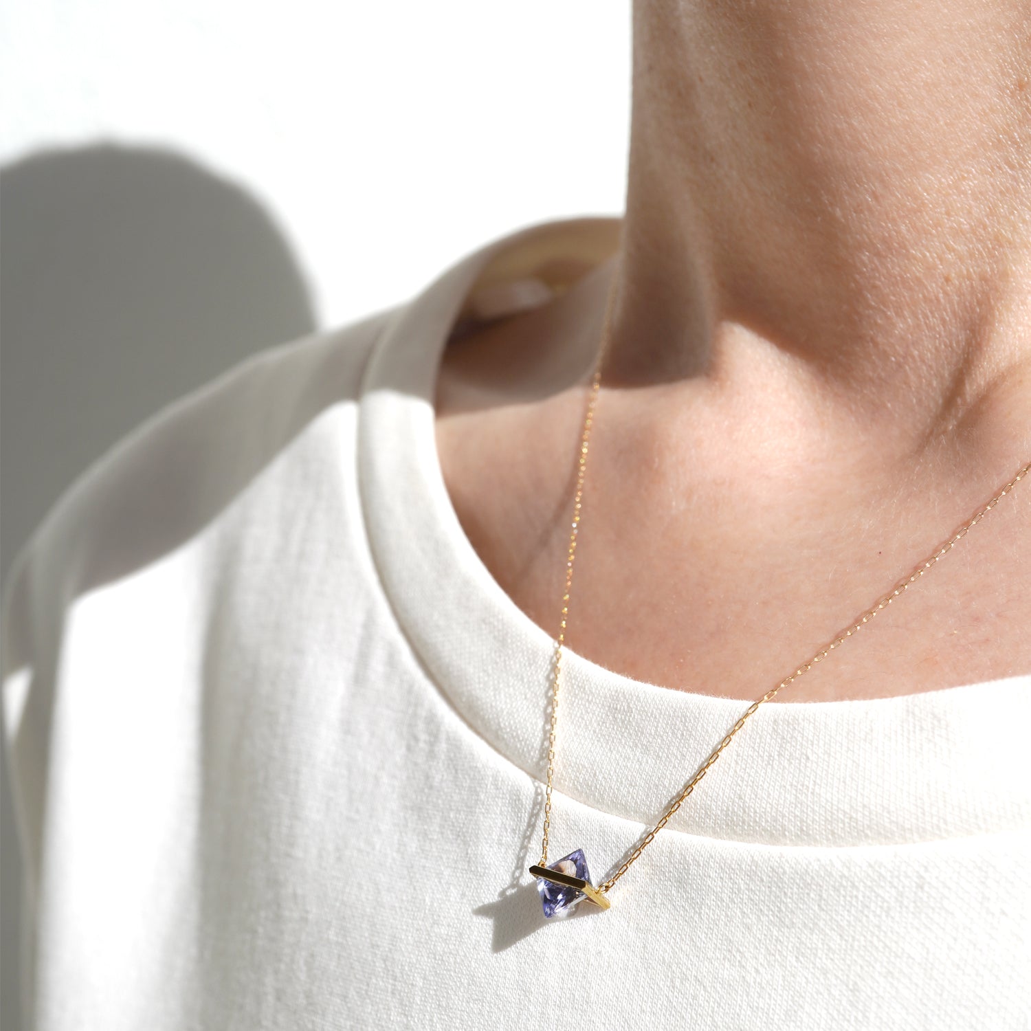 BAND NECKLACE TANZANITE #3668