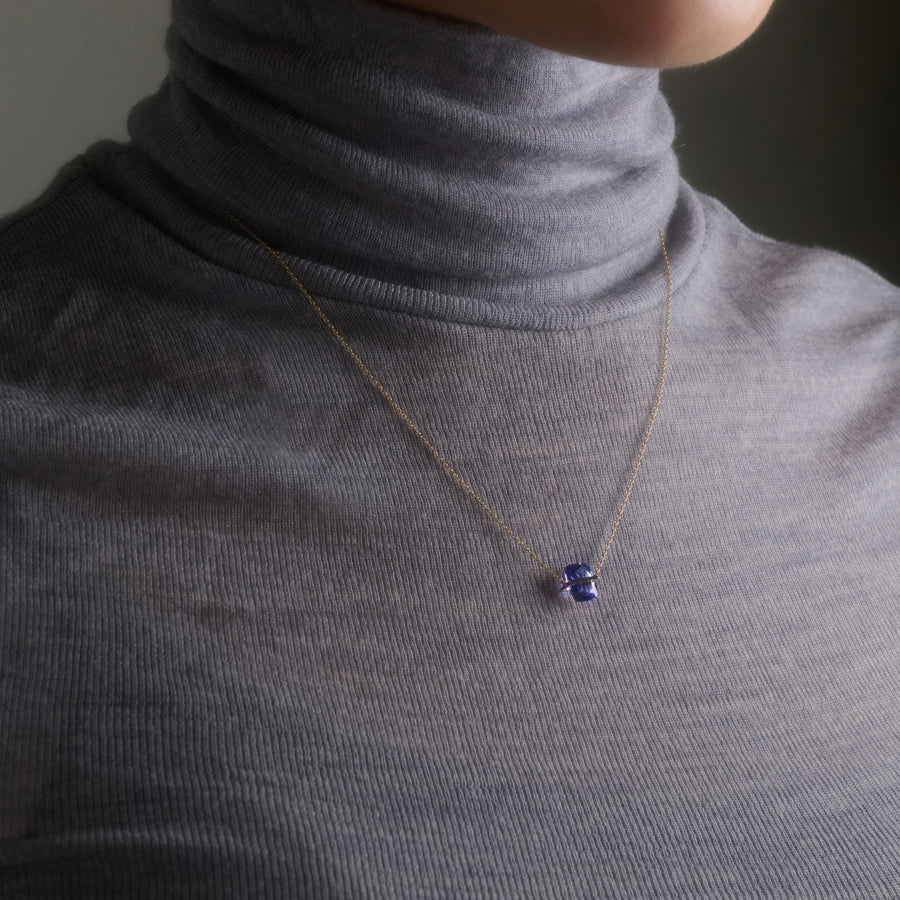 BAND NECKLACE TANZANITE #3996