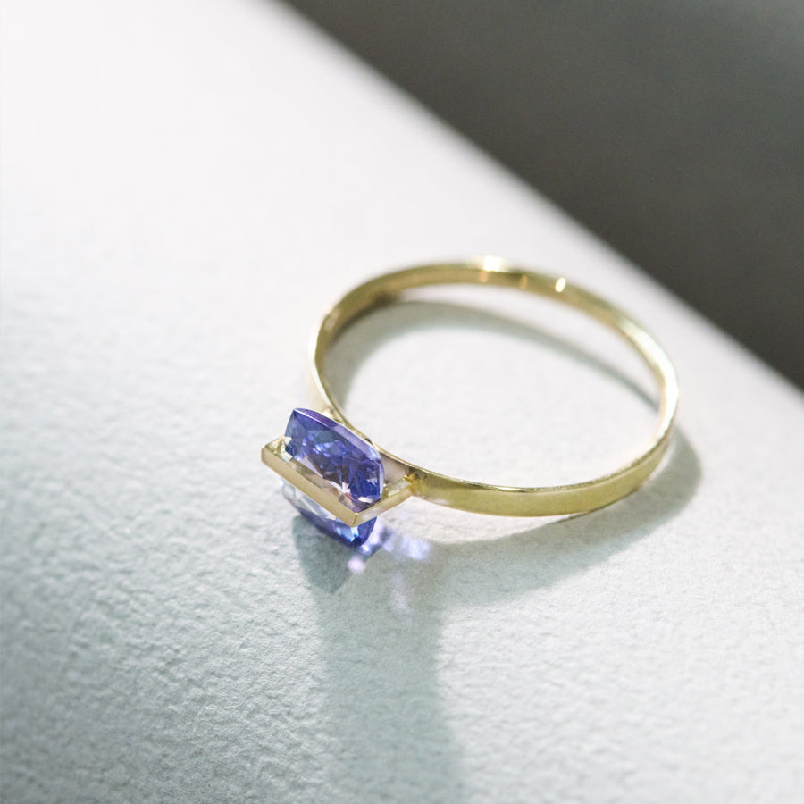 BAND RING TANZANITE#3862