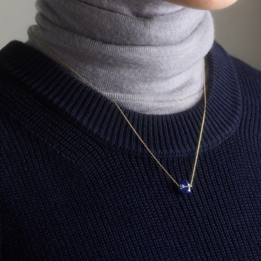 BAND NECKLACE TANZANITE #3996