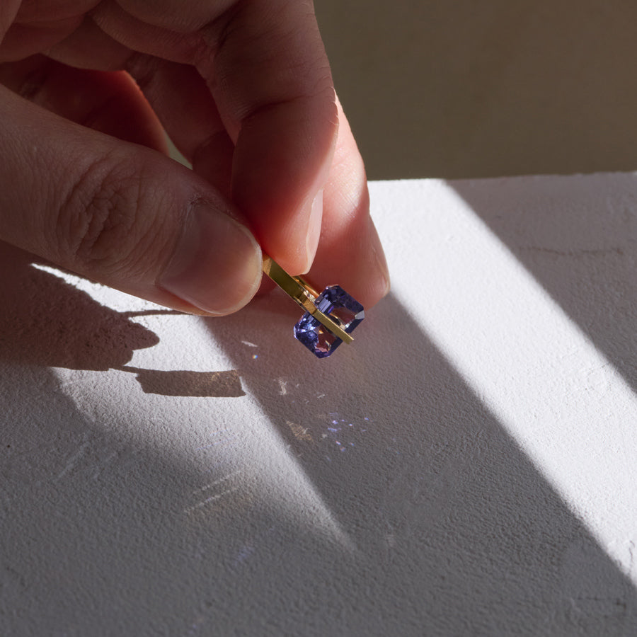 BAND RING TANZANITE#4085