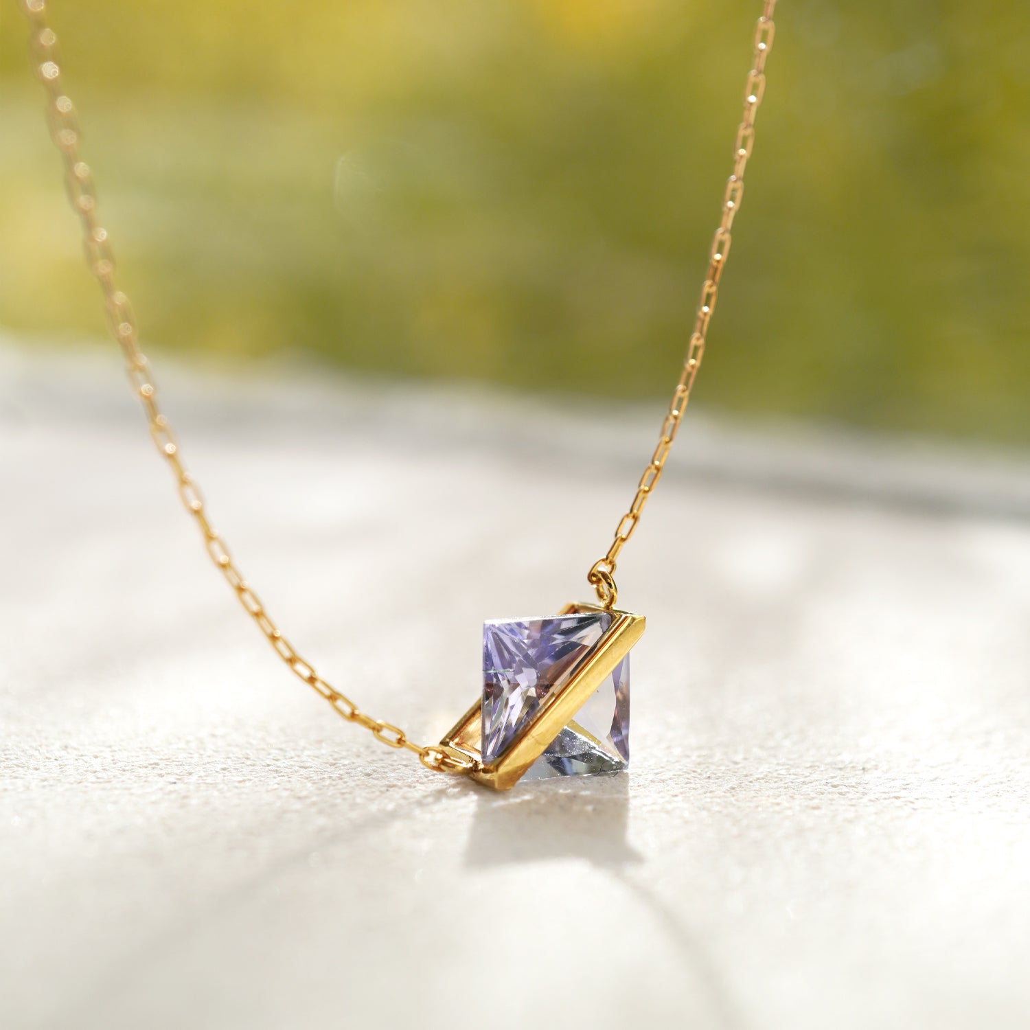 BAND NECKLACE TANZANITE #3668