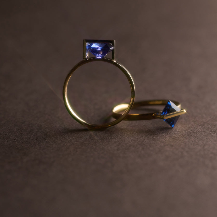 BAND RING TANZANITE#4005
