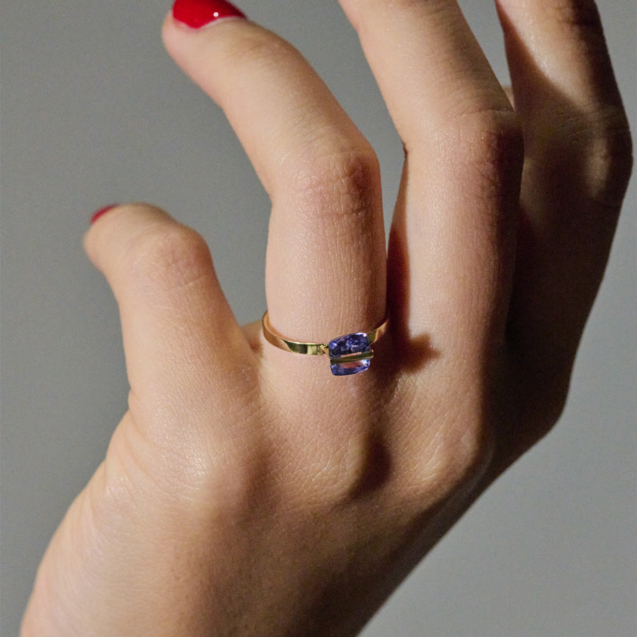 BAND RING TANZANITE#3862