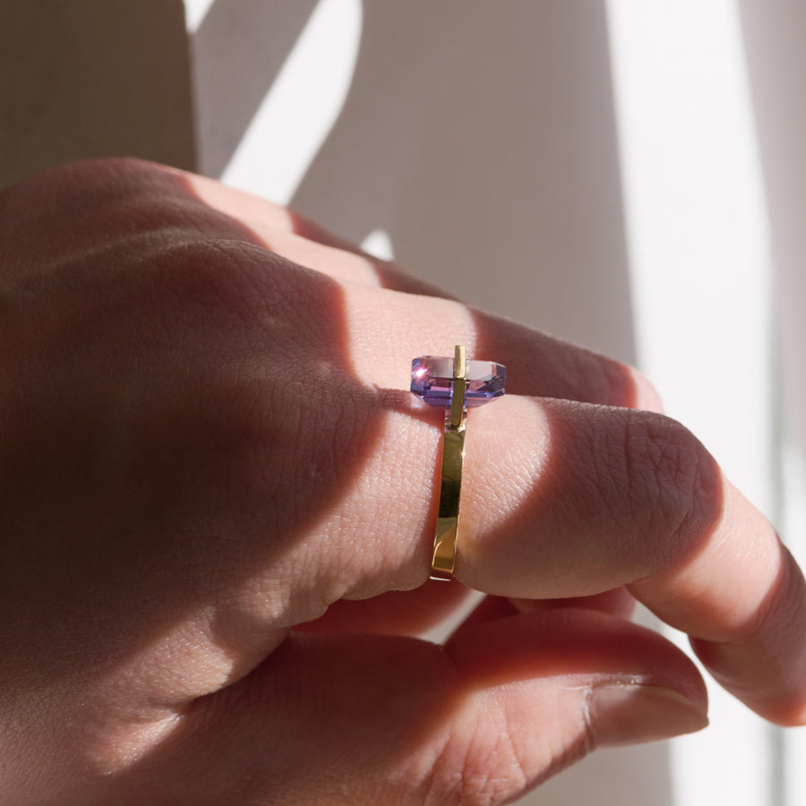 BAND RING TANZANITE#4085