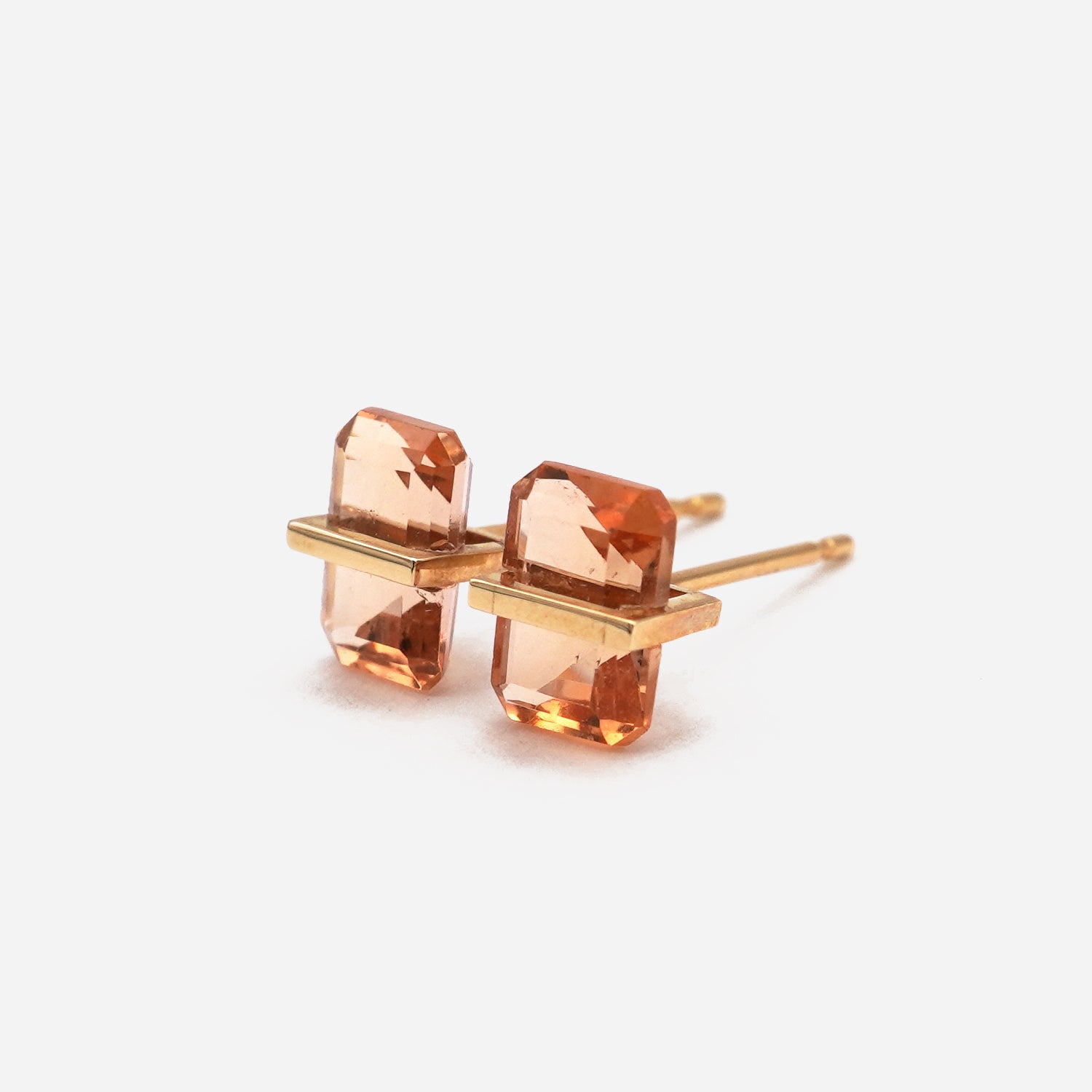 BAND EARRINGS IMPERIAL TOPAZ #3356