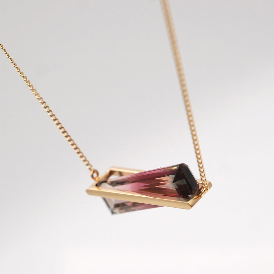 BAND NECKLACE TOURMALINE #4237