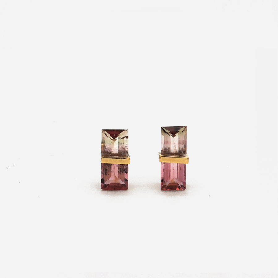 BAND EARRINGS TOURMALINE #4090