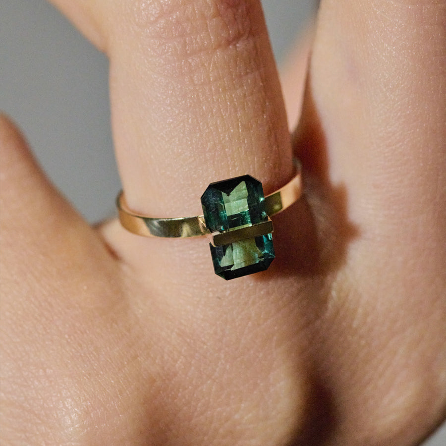 BAND RING TOURMALINE#3977