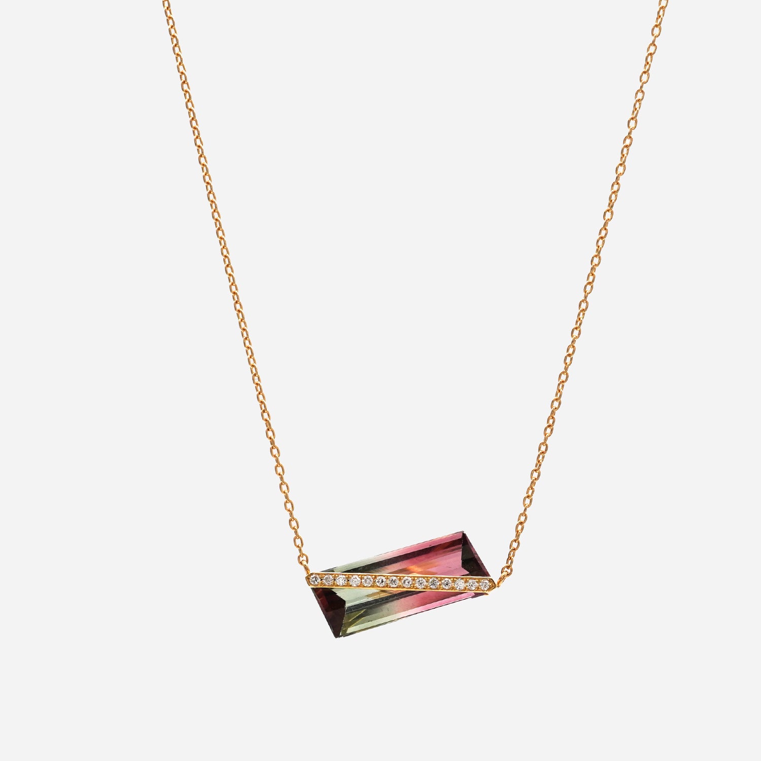 BAND NECKLACE TOURMALINE #3925