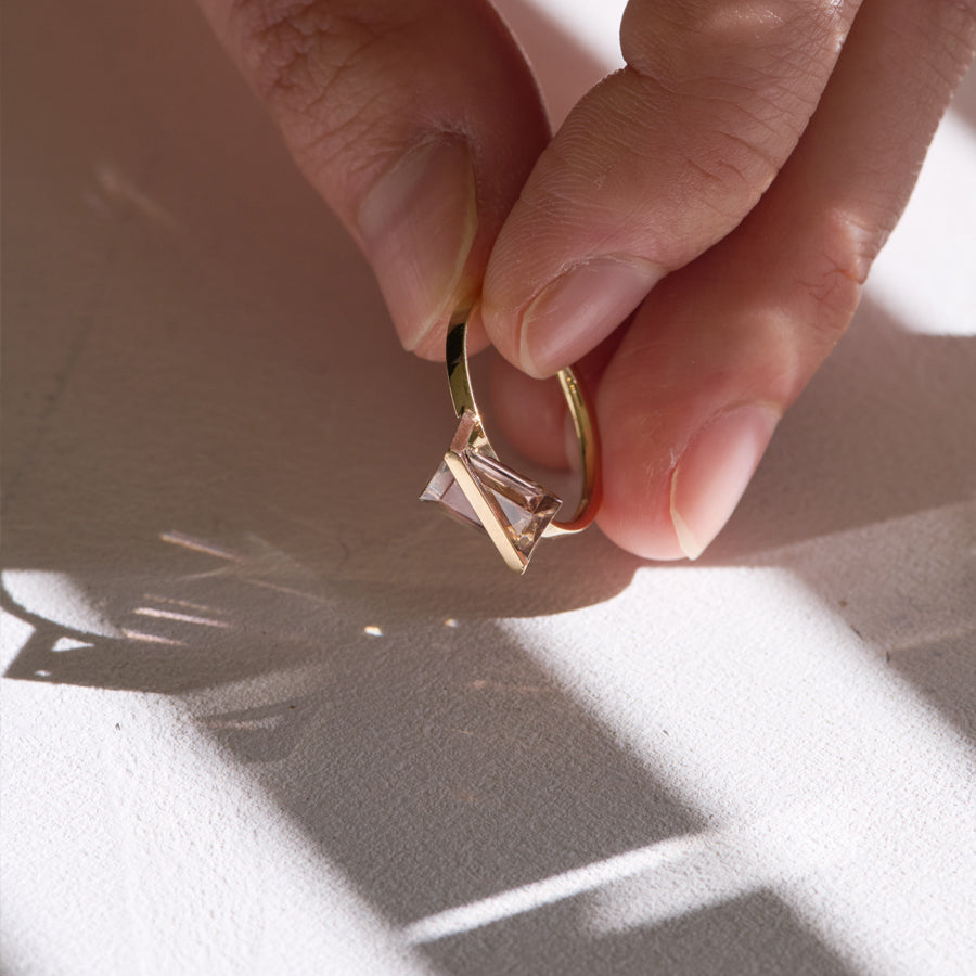 BAND RING TOURMALINE#4086