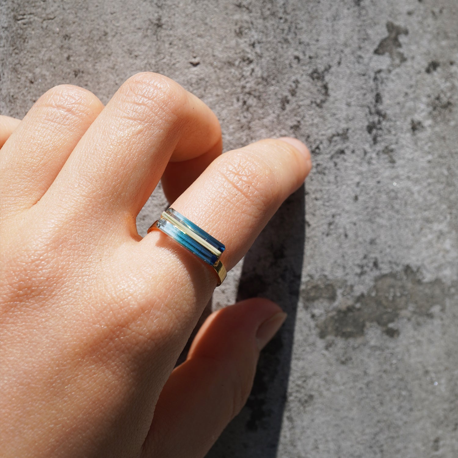 BAND RING TOURMALINE#4193