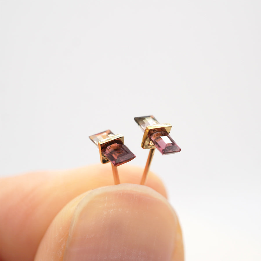 BAND EARRINGS TOURMALINE #4090