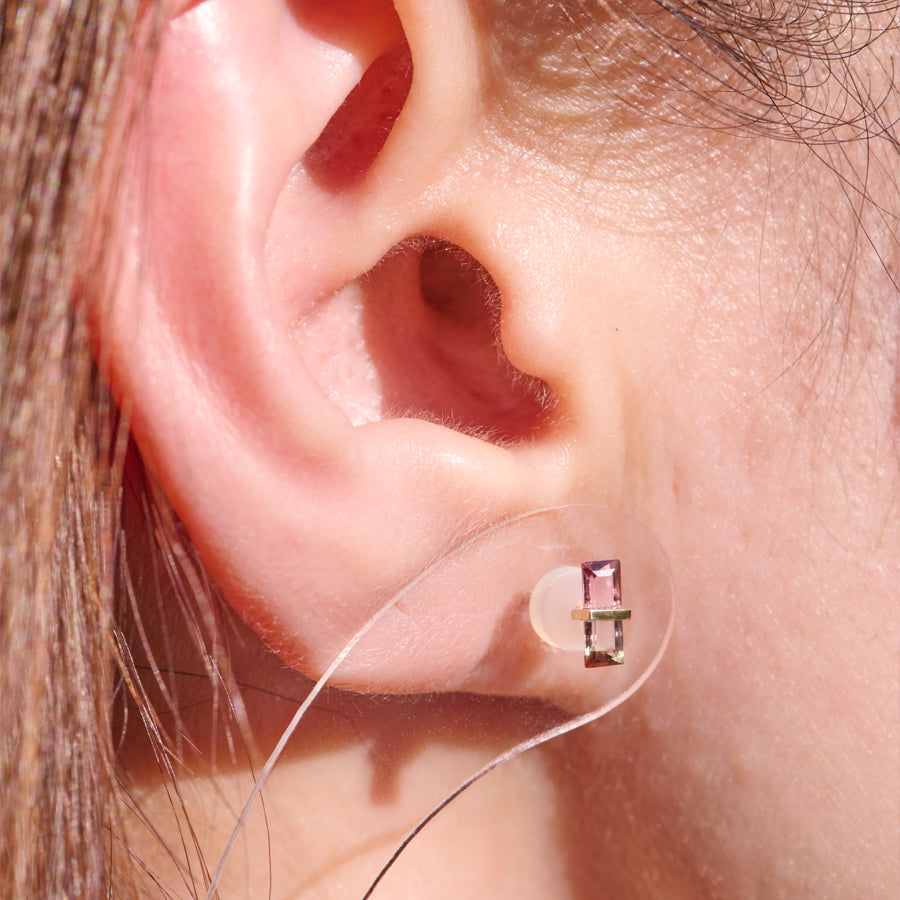 BAND EARRINGS TOURMALINE #4090