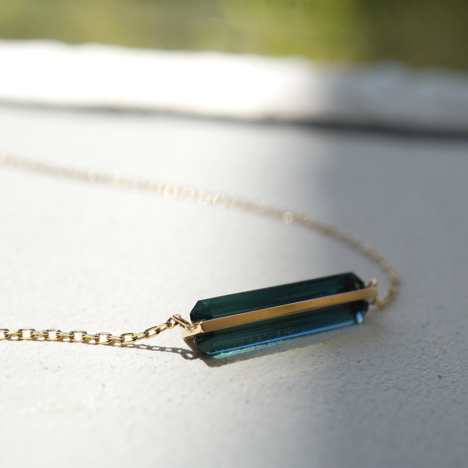 BAND NECKLACE TOURMALINE #3410