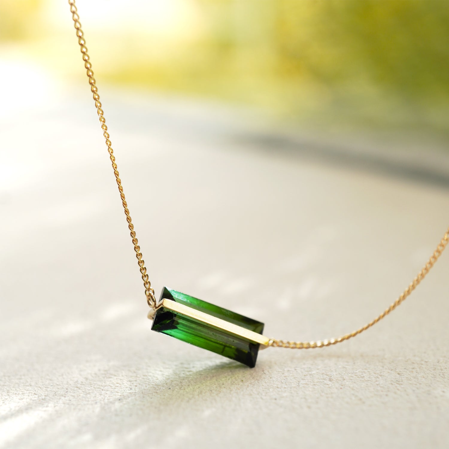 BAND NECKLACE TOURMALINE #3694