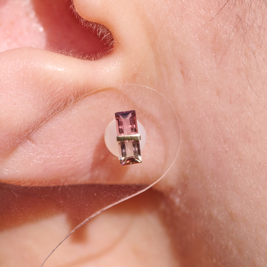 BAND EARRINGS TOURMALINE #4090